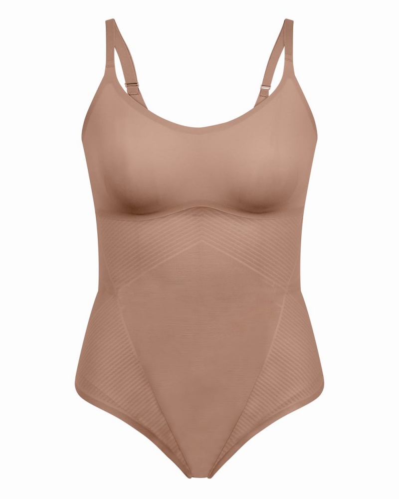 Body Spanx Thinstincts® 2.0 Cami Tanga Cafe Au Lait | 0142658-WX