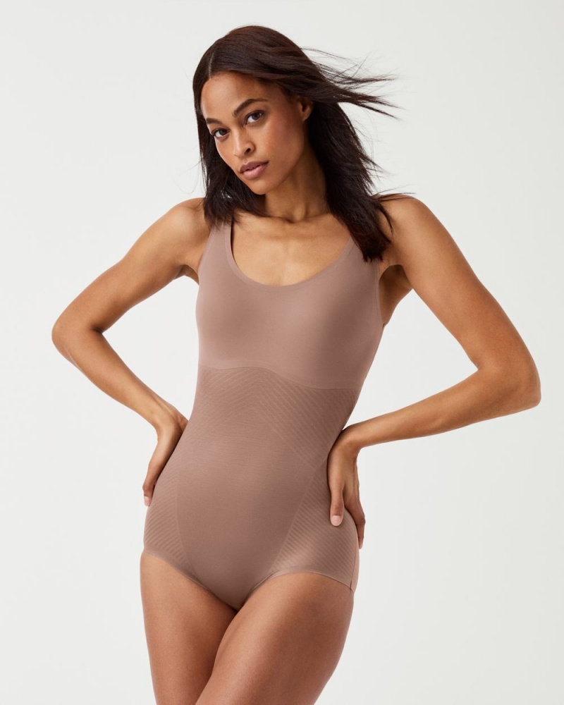 Body Spanx Thinstincts® 2.0 Tank Panty Cafe Au Lait | 3678409-FN