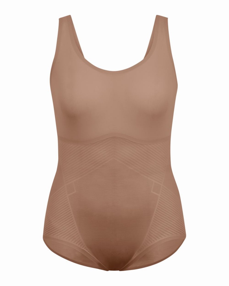 Body Spanx Thinstincts® 2.0 Tank Panty Cafe Au Lait | 3678409-FN