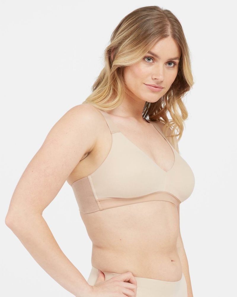 Bralette Spanx Bra-llelujah!® Lightly Podšité Béžový | 3704865-XT
