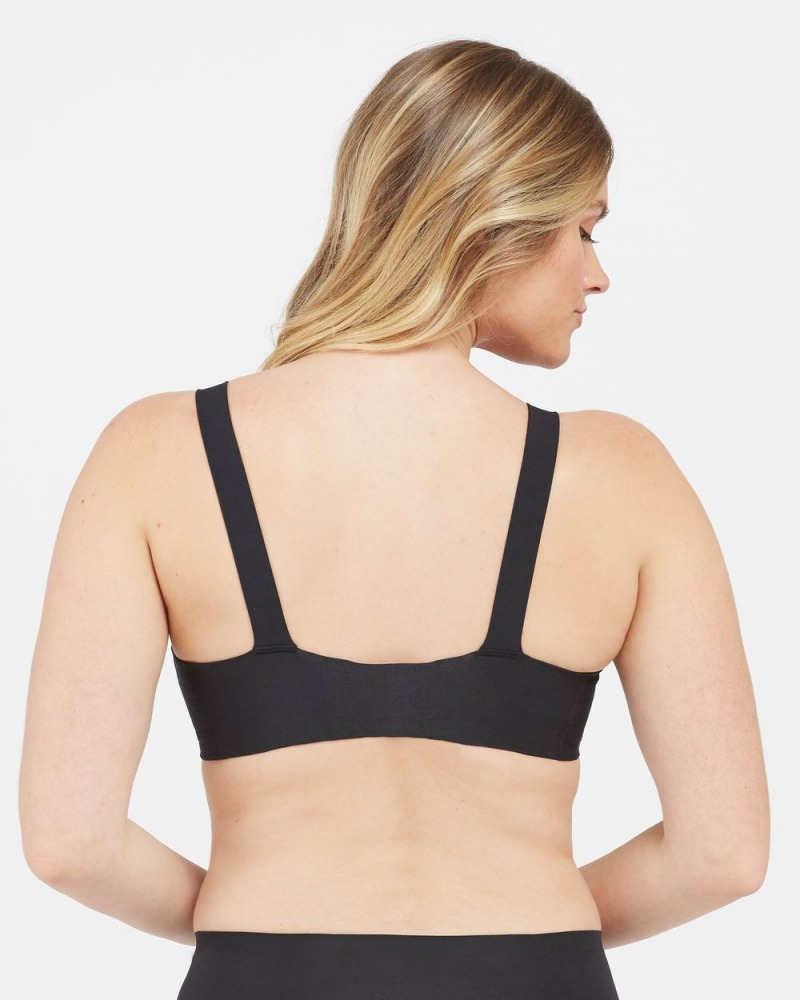 Bralette Spanx Bra-llelujah!® Lightly Podšité Černé | 6427518-QD