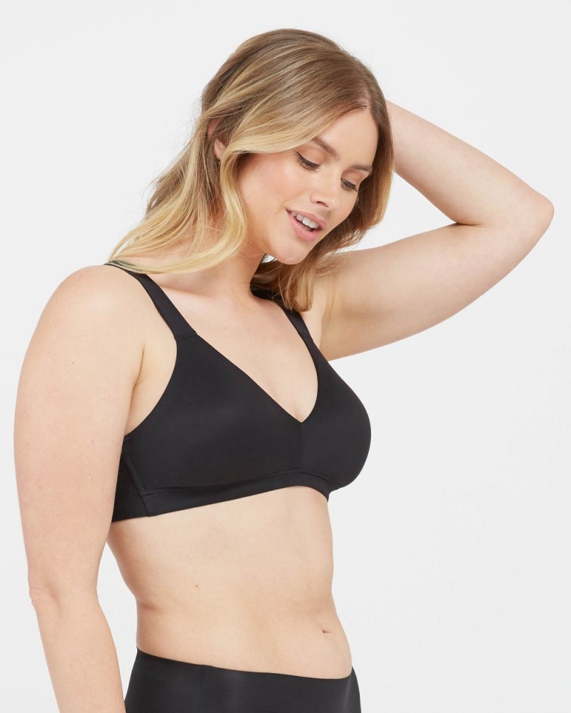 Bralette Spanx Bra-llelujah!® Lightly Podšité Černé | 6427518-QD