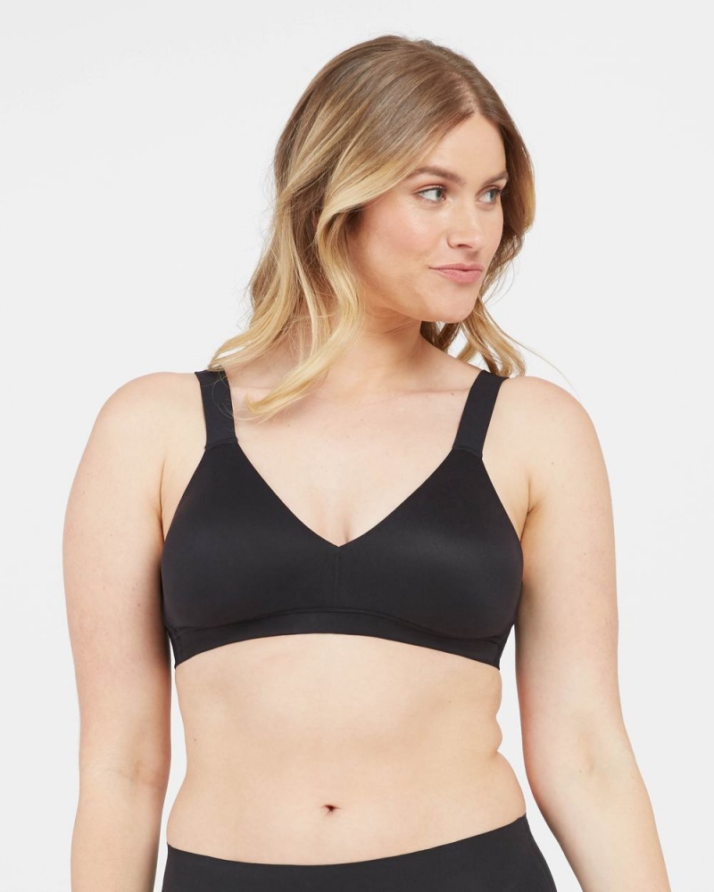 Bralette Spanx Bra-llelujah!® Lightly Podšité Černé | 6427518-QD
