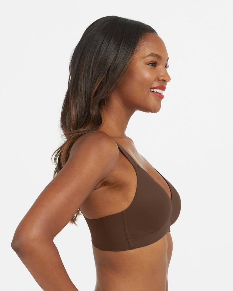 Bralette Spanx Bra-llelujah!® Lightly Podšité Hnědé | 2063895-AV