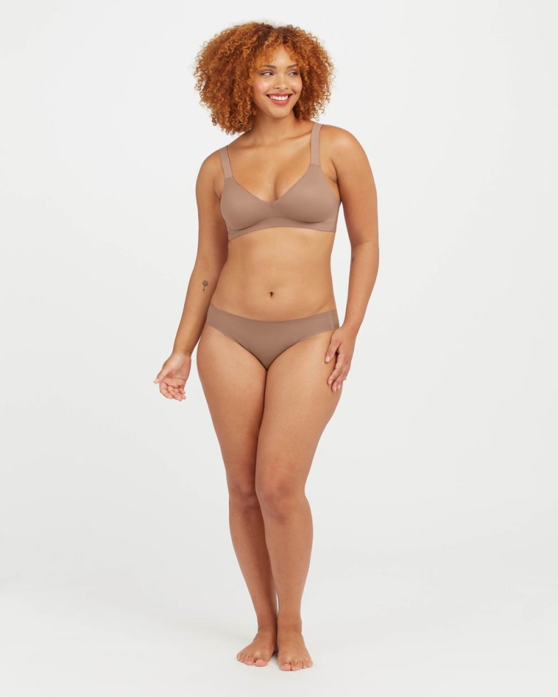Bralette Spanx Bra-llelujah!® Lightly Podšité Cafe Au Lait | 9076384-LI