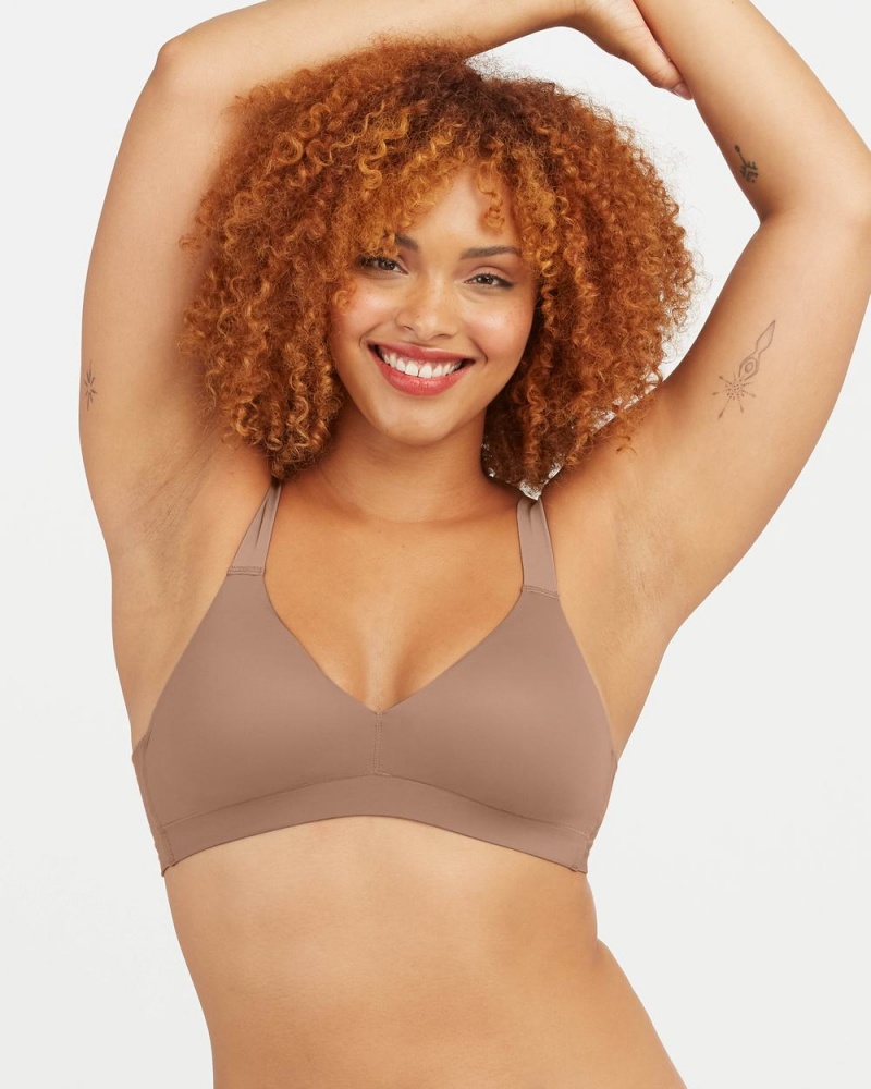 Bralette Spanx Bra-llelujah!® Lightly Podšité Cafe Au Lait | 9076384-LI