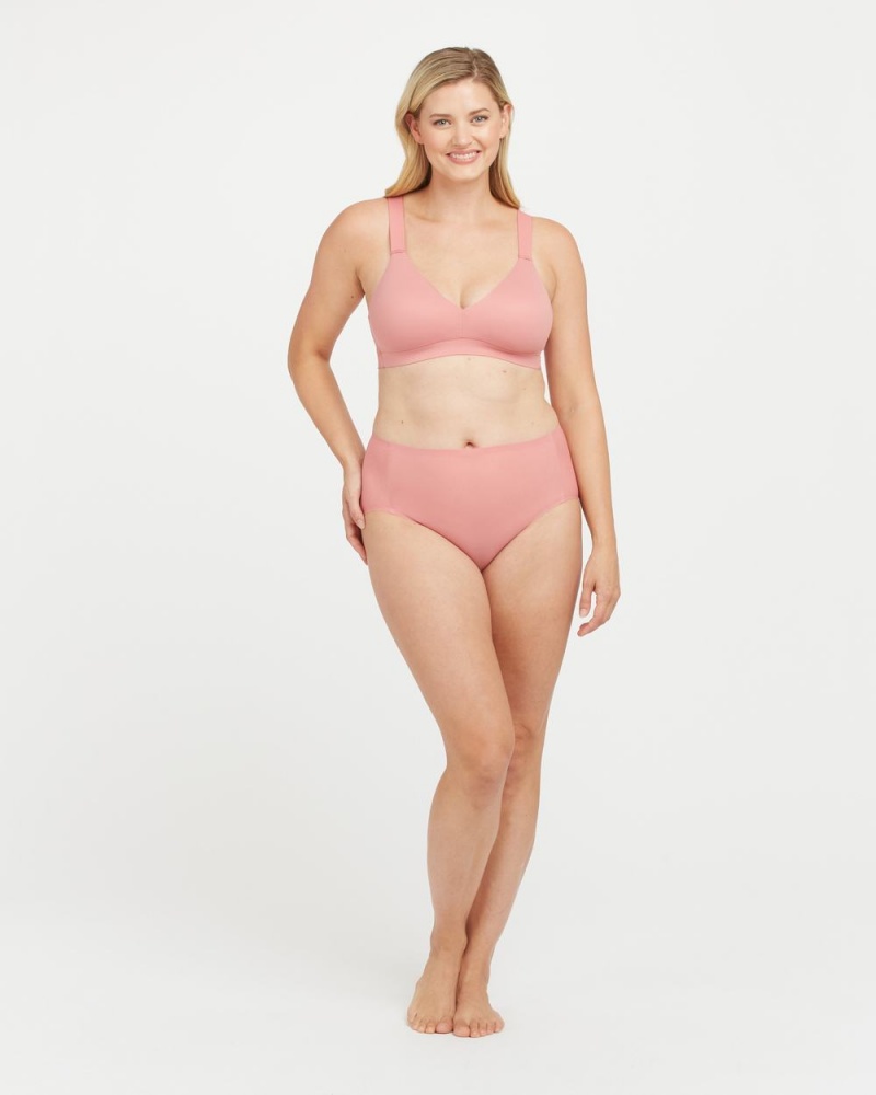 Bralette Spanx Bra-llelujah!® Lightly Podšité Tmavě Červené | 4036951-BR