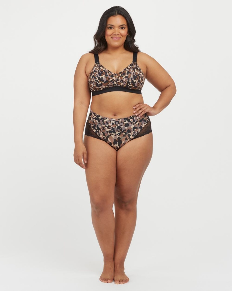 Bralette Spanx Bra-llelujah!® Lightly Podšité Brushed Collage Neutral Mini | 8145923-QP