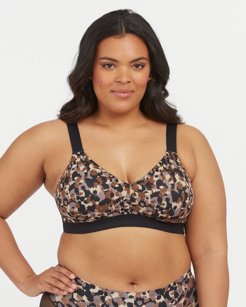 Bralette Spanx Bra-llelujah!® Lightly Podšité Brushed Collage Neutral Mini | 8145923-QP