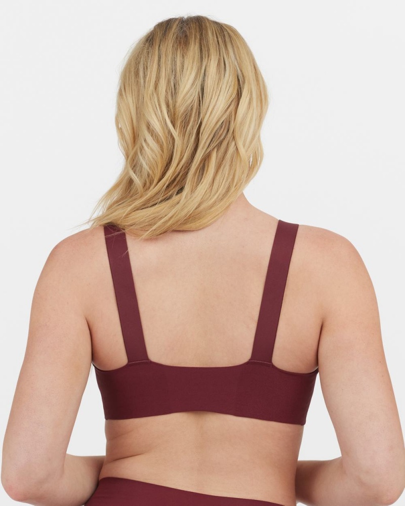 Bralette Spanx Bra-llelujah!® Lightly Podšité Vínové | 5913267-SQ