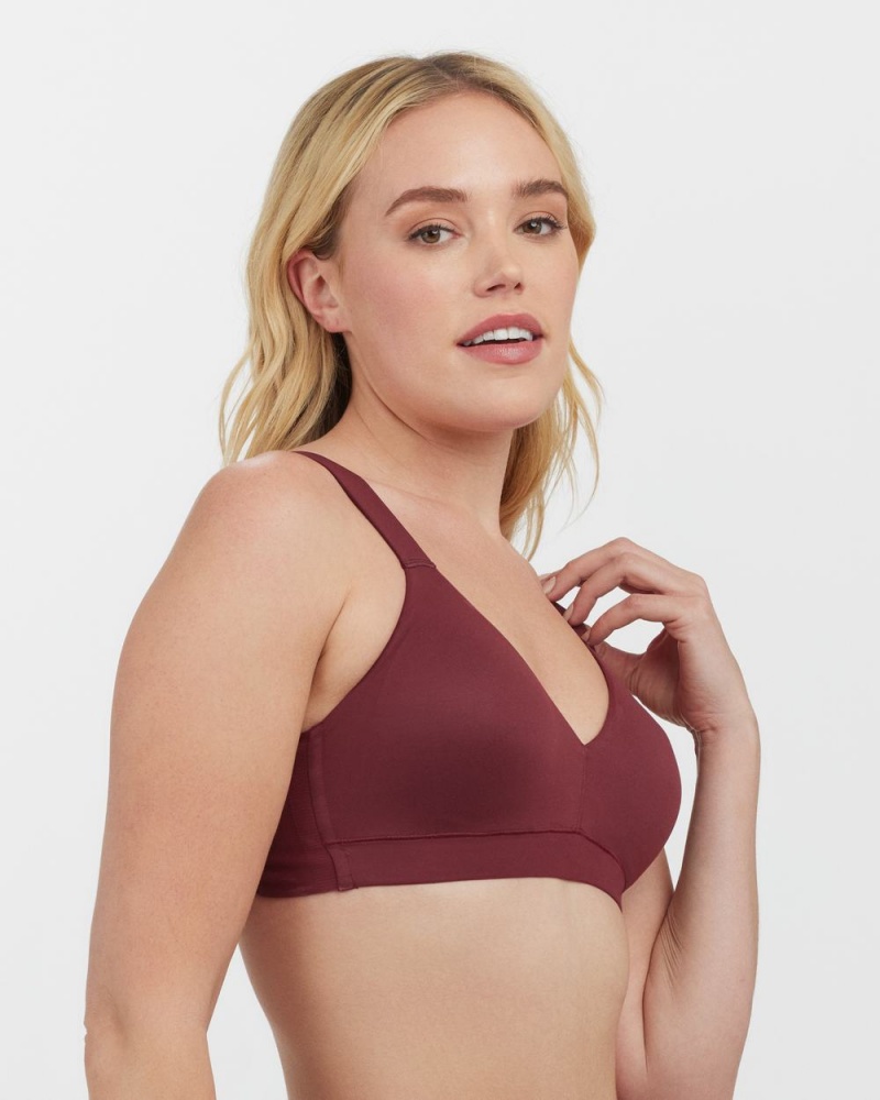 Bralette Spanx Bra-llelujah!® Lightly Podšité Vínové | 5913267-SQ