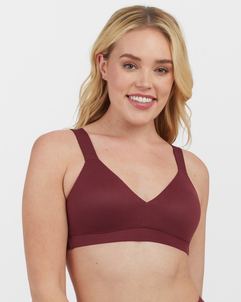 Bralette Spanx Bra-llelujah!® Lightly Podšité Vínové | 5913267-SQ