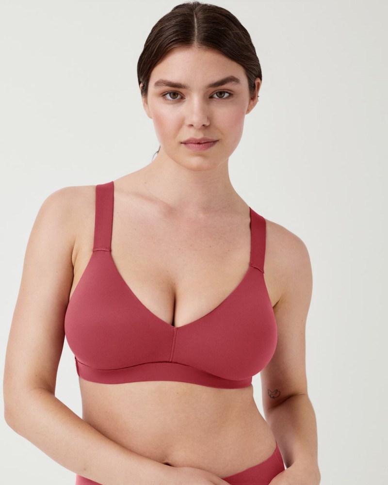 Bralette Spanx Bra-llelujah!® Lightly Podšité Růžové | 3207914-PW
