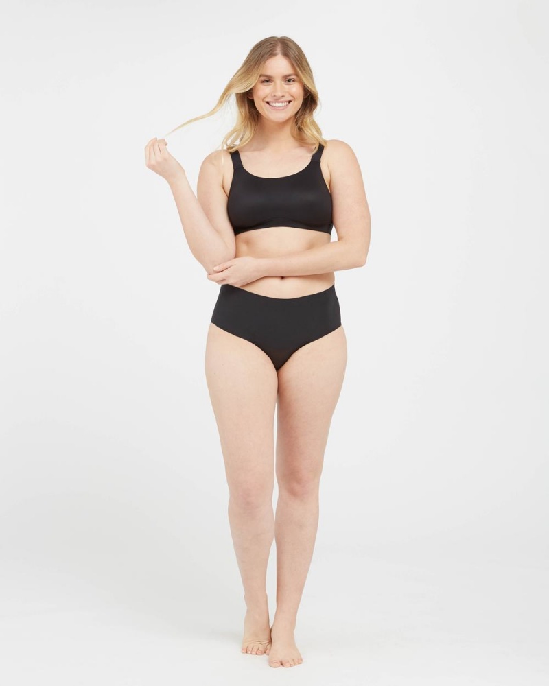 Bralette Spanx Bra-llelujah!® Lightly Podšité Tank Černé | 7902354-FE