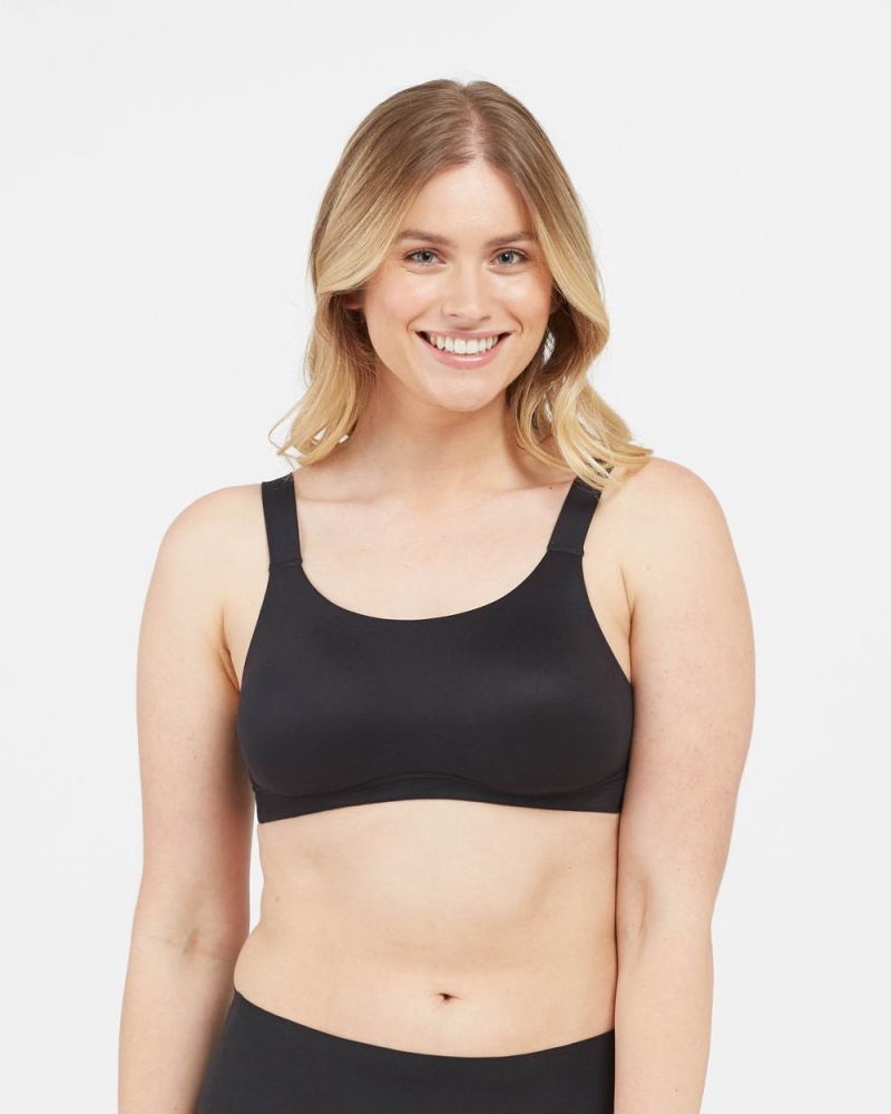 Bralette Spanx Bra-llelujah!® Lightly Podšité Tank Černé | 7902354-FE