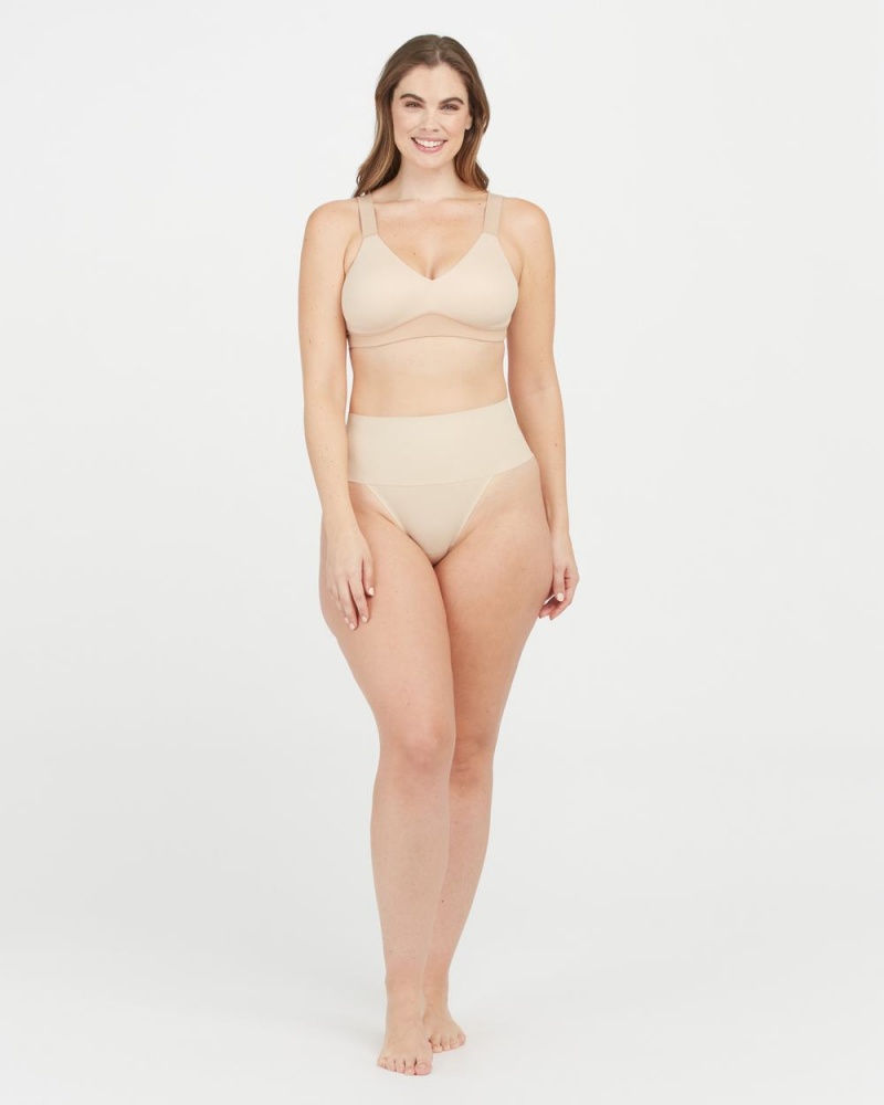 Bralette Spanx Bra-llelujah!® Unlined Béžový | 1034965-AH