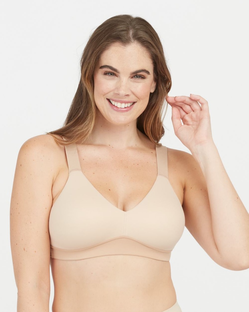 Bralette Spanx Bra-llelujah!® Unlined Béžový | 1034965-AH