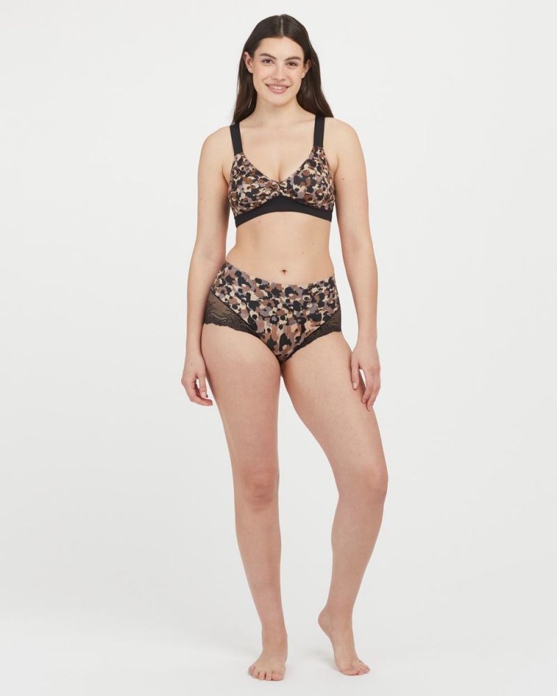 Bralette Spanx Bra-llelujah!® Unlined Brushed Collage Neutral Mini | 0814735-SB
