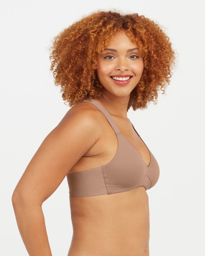 Bralette Spanx Bra-llelujah!® Unlined Cafe Au Lait | 6309781-FG