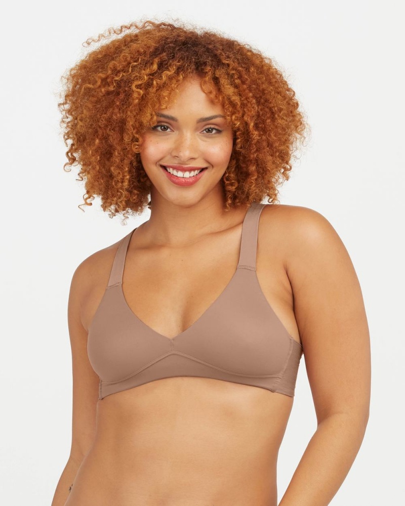 Bralette Spanx Bra-llelujah!® Unlined Cafe Au Lait | 6309781-FG