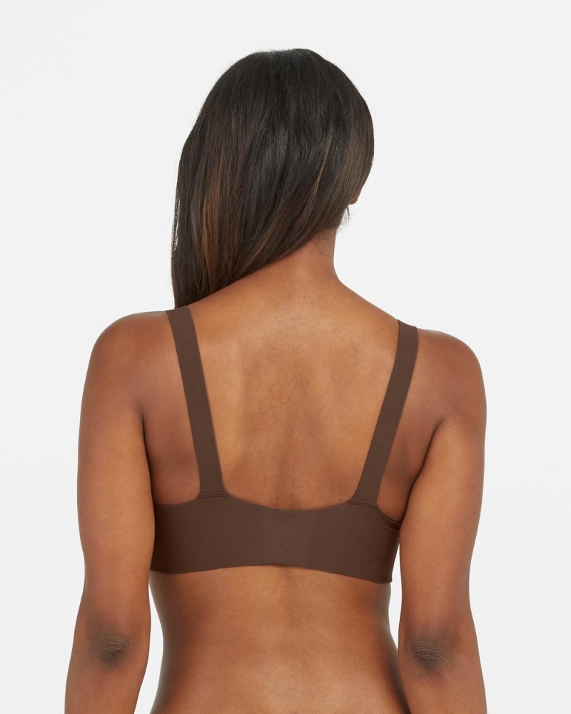 Bralette Spanx Bra-llelujah!® Unlined Hnědé | 1593780-EO