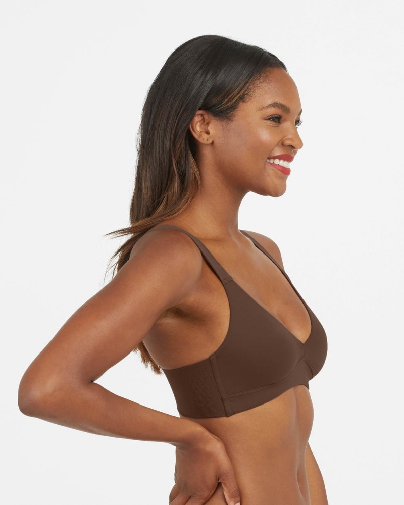 Bralette Spanx Bra-llelujah!® Unlined Hnědé | 1593780-EO