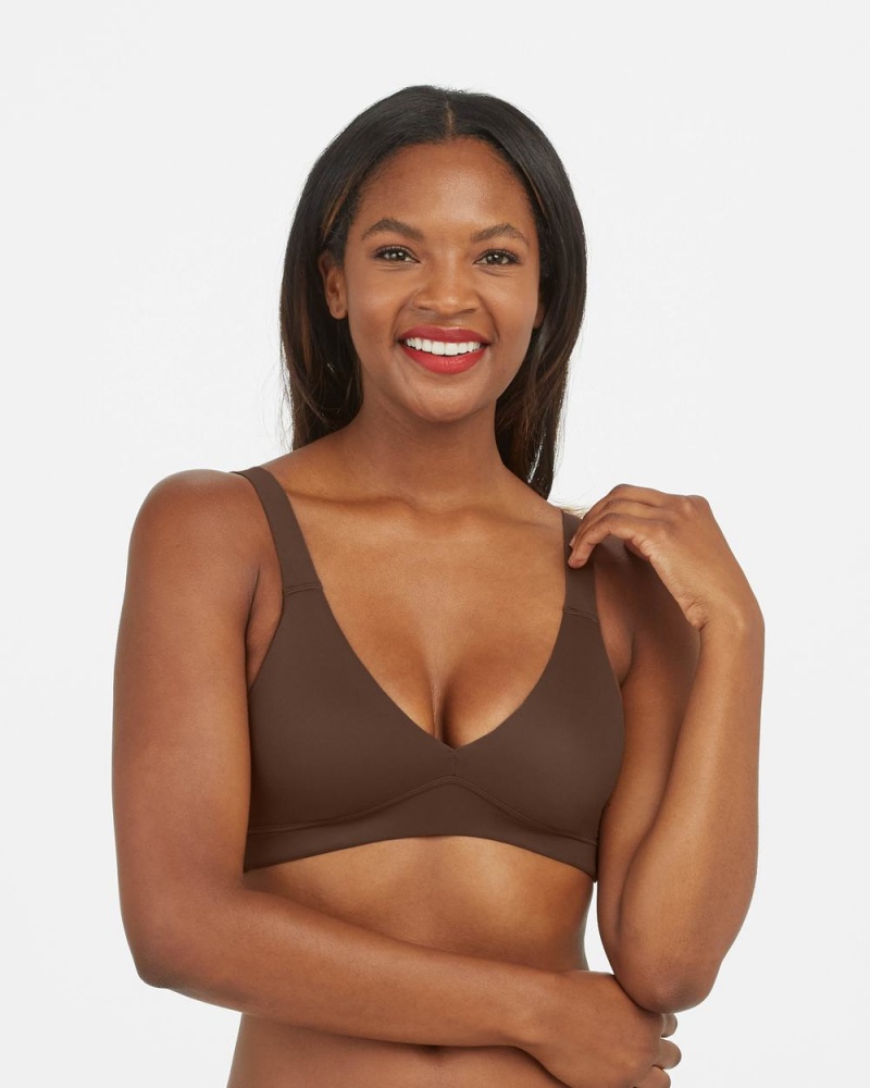 Bralette Spanx Bra-llelujah!® Unlined Hnědé | 1593780-EO