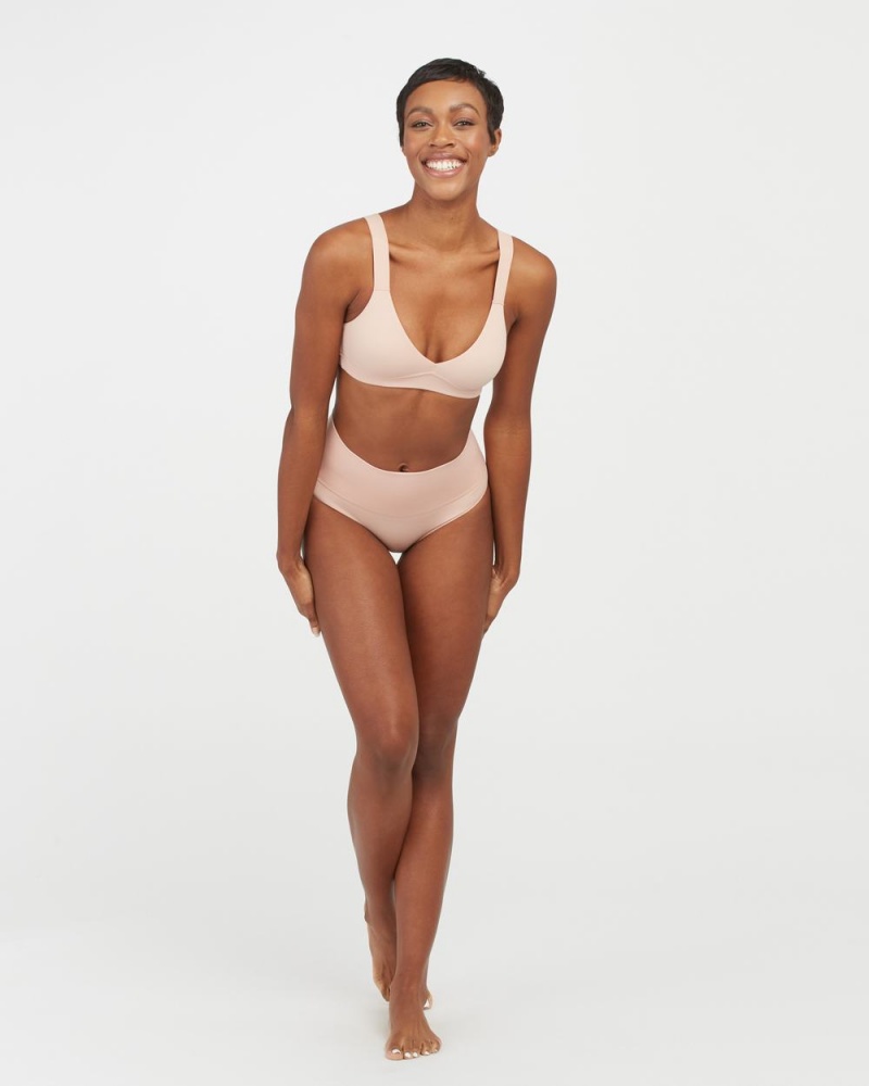 Bralette Spanx Bra-llelujah!® Unlined Růžové | 0457291-QN