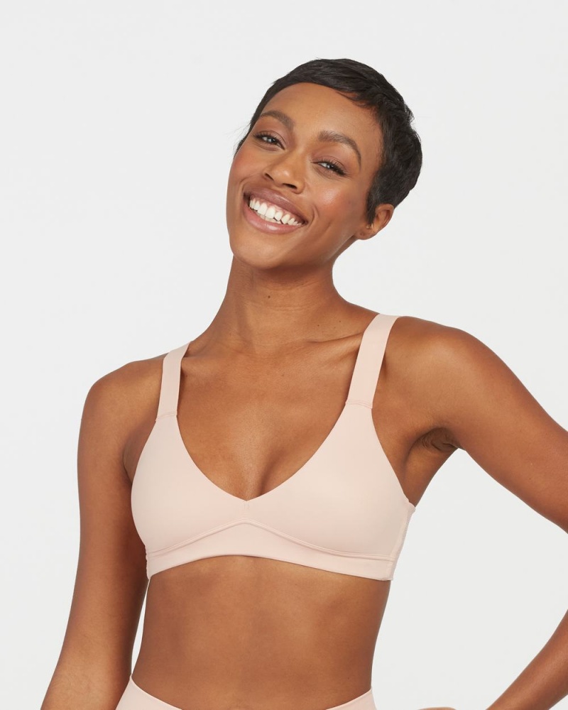 Bralette Spanx Bra-llelujah!® Unlined Růžové | 0457291-QN
