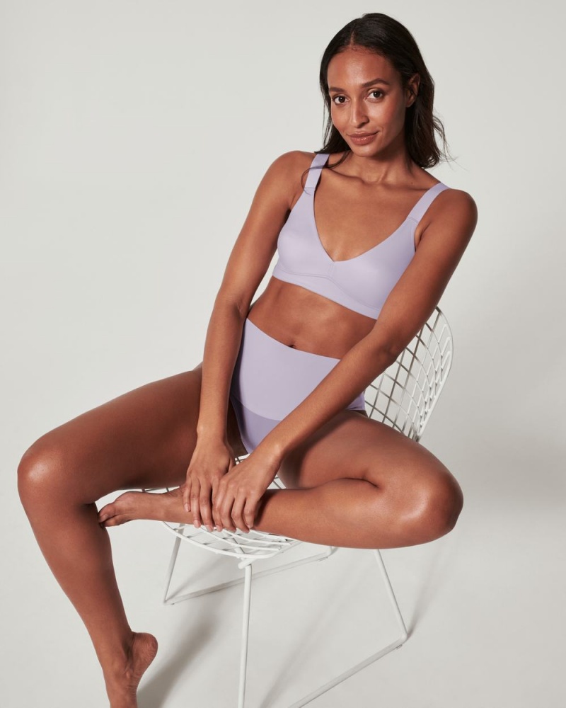 Bralette Spanx Bra-llelujah!® Unlined Světle Fialové | 4539120-NQ