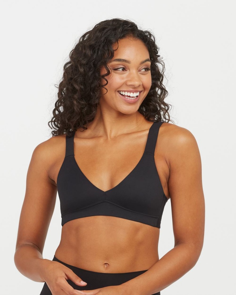 Bralette Spanx Bra-llelujah!® Unlined Černé | 1504978-NU