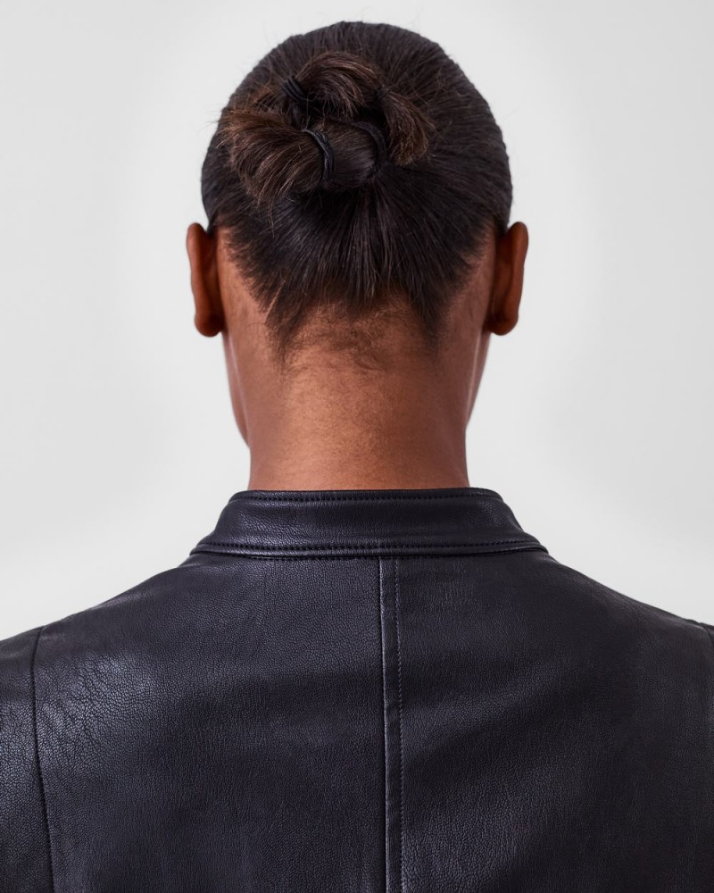 Bundy Spanx Læder-Like Moto Černé | 9256481-SU