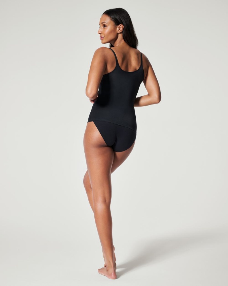 Cami Spanx Suit Your Fancy Open-Bust Černé | 1657408-HF
