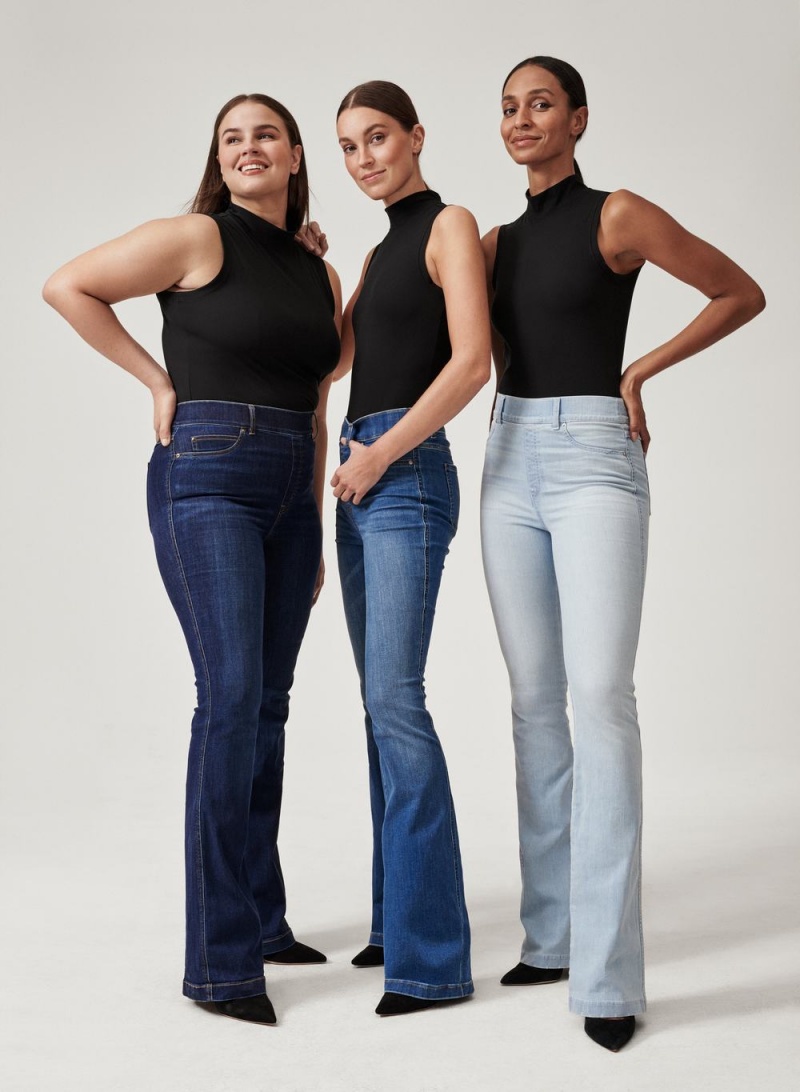 Džíny Spanx Flare Světle Blankyt Světle Modré | 5189246-HX