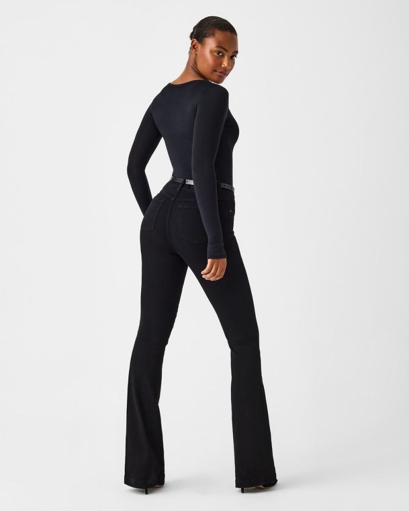 Džíny Spanx Flare Černé | 7093461-BO