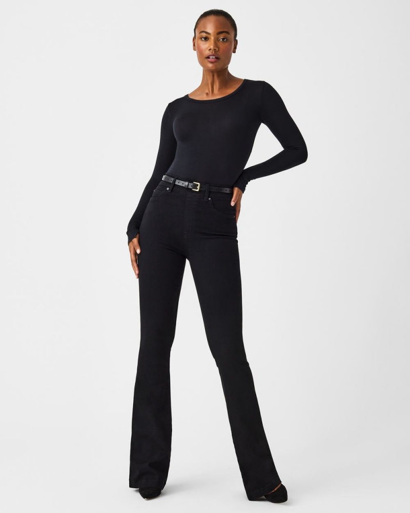 Džíny Spanx Flare Černé | 7093461-BO