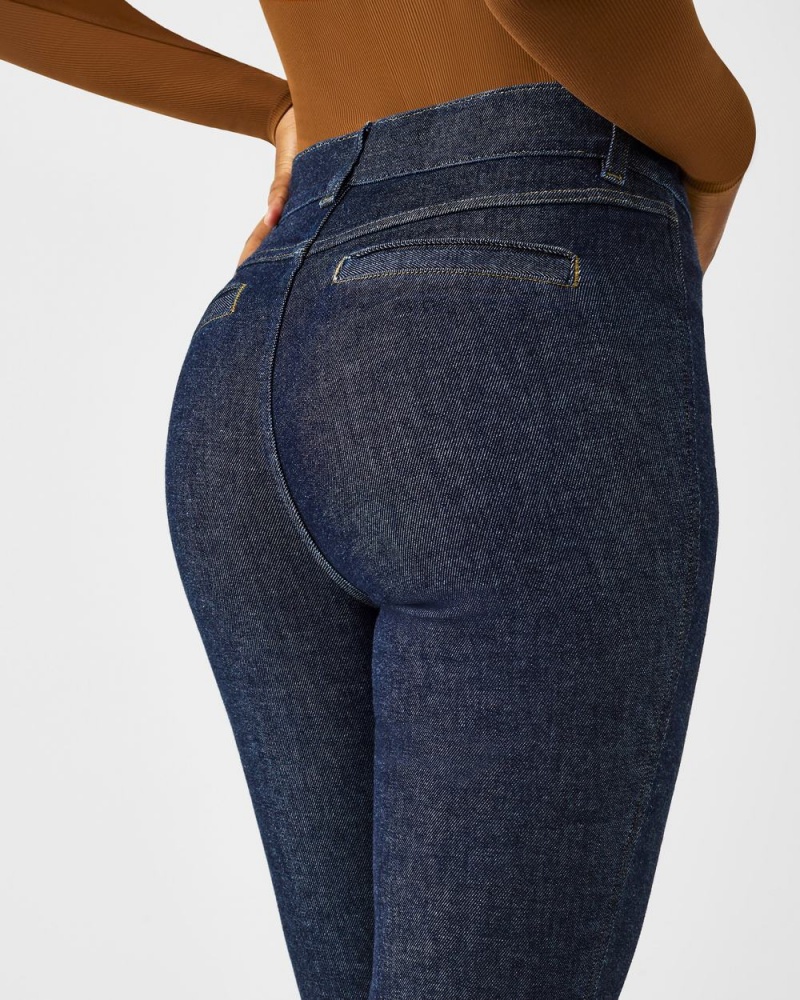 Džíny Spanx Pintuck Flare Indigo | 0381594-MR