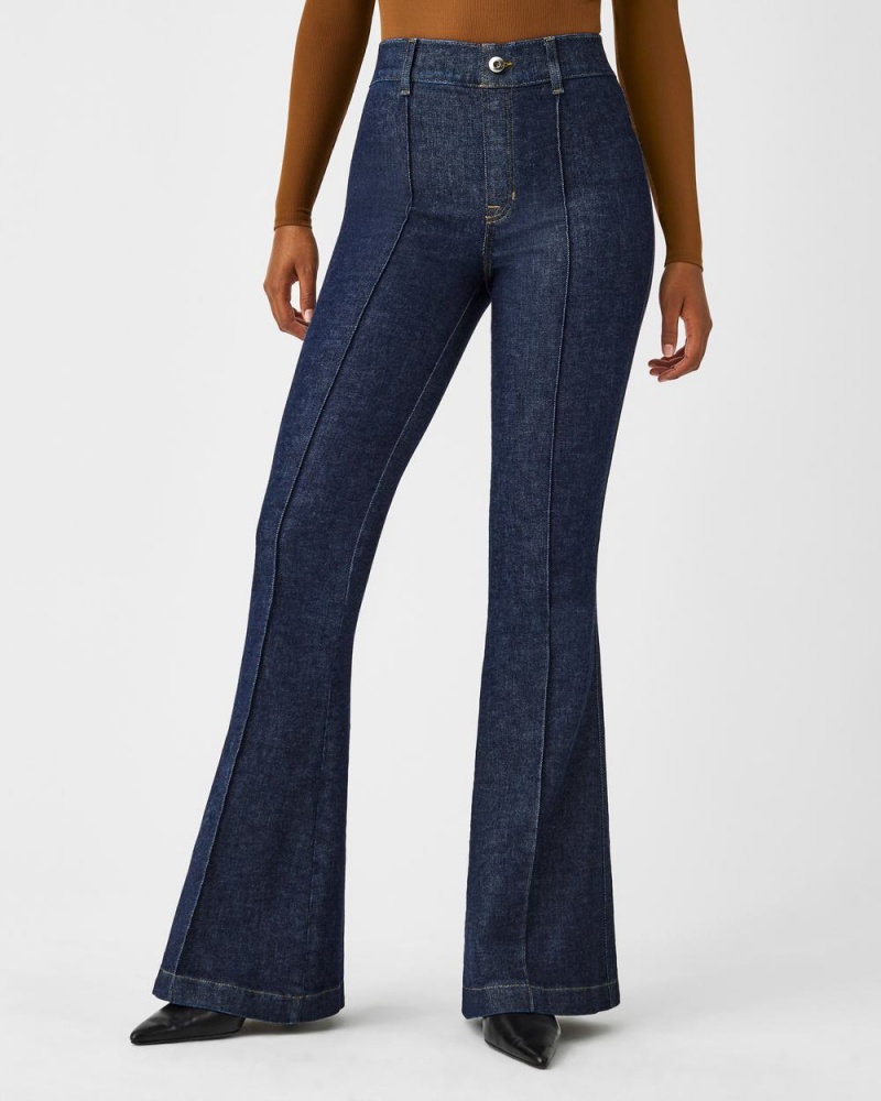 Džíny Spanx Pintuck Flare Indigo | 0381594-MR