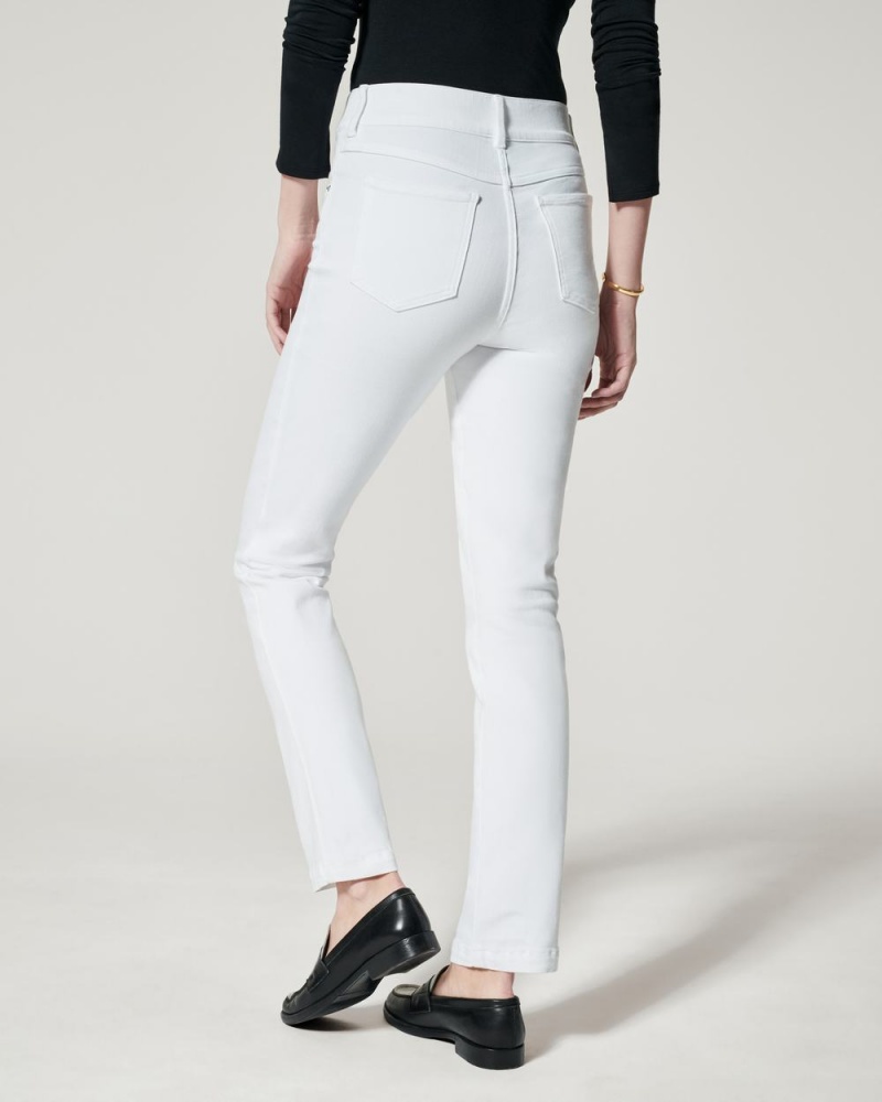 Džíny Spanx Rovný Leg Bílé | 7584091-FT