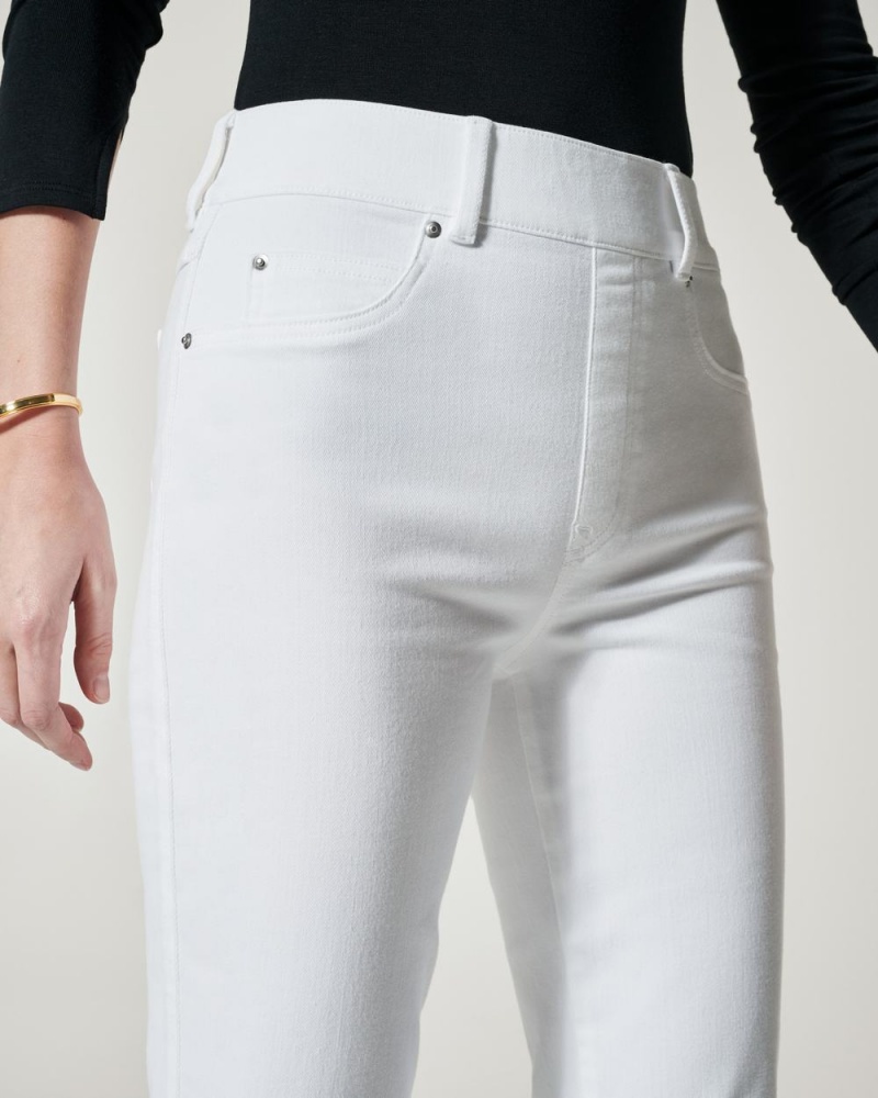 Džíny Spanx Rovný Leg Bílé | 7584091-FT