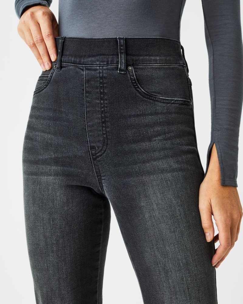 Džíny Spanx Rovný Leg Černé | 5402631-CW