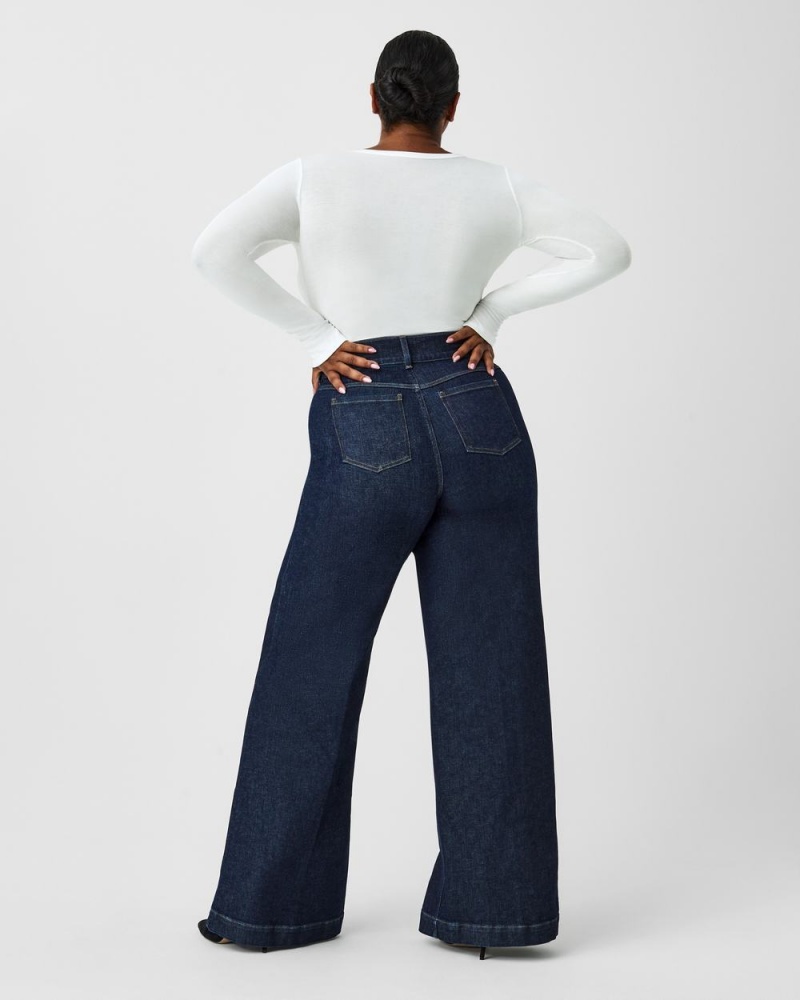 Džíny Spanx Široké Leg Indigo | 8539412-ZE