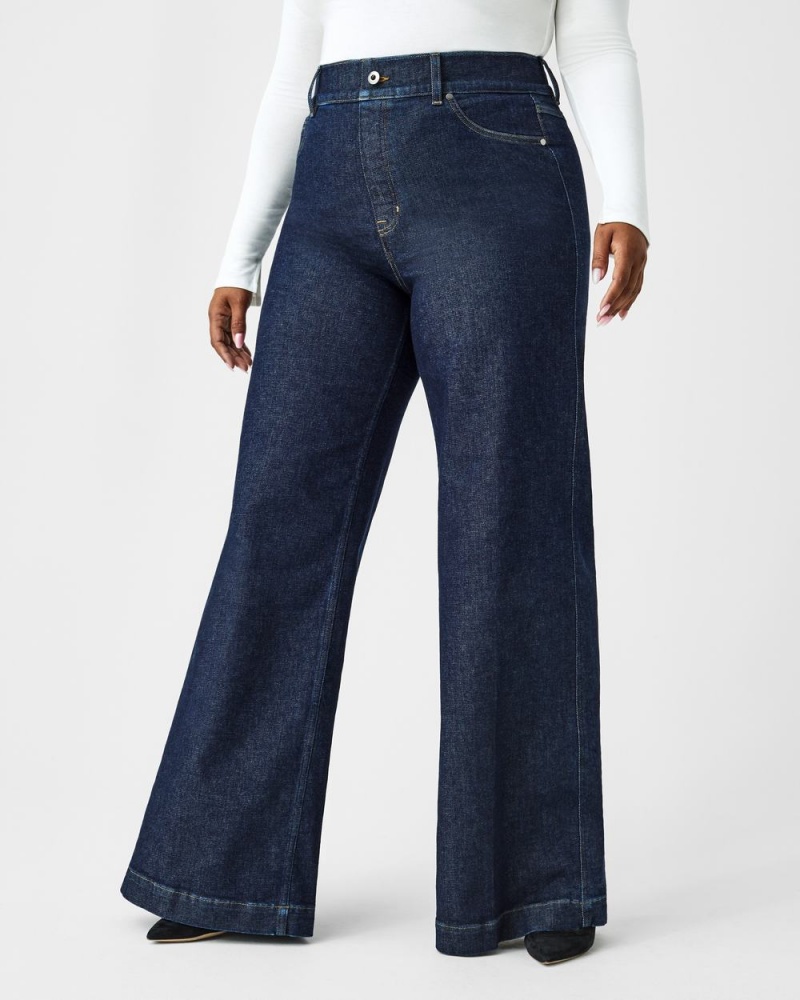Džíny Spanx Široké Leg Indigo | 8539412-ZE