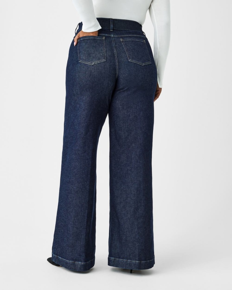 Džíny Spanx Široké Leg Indigo | 8539412-ZE