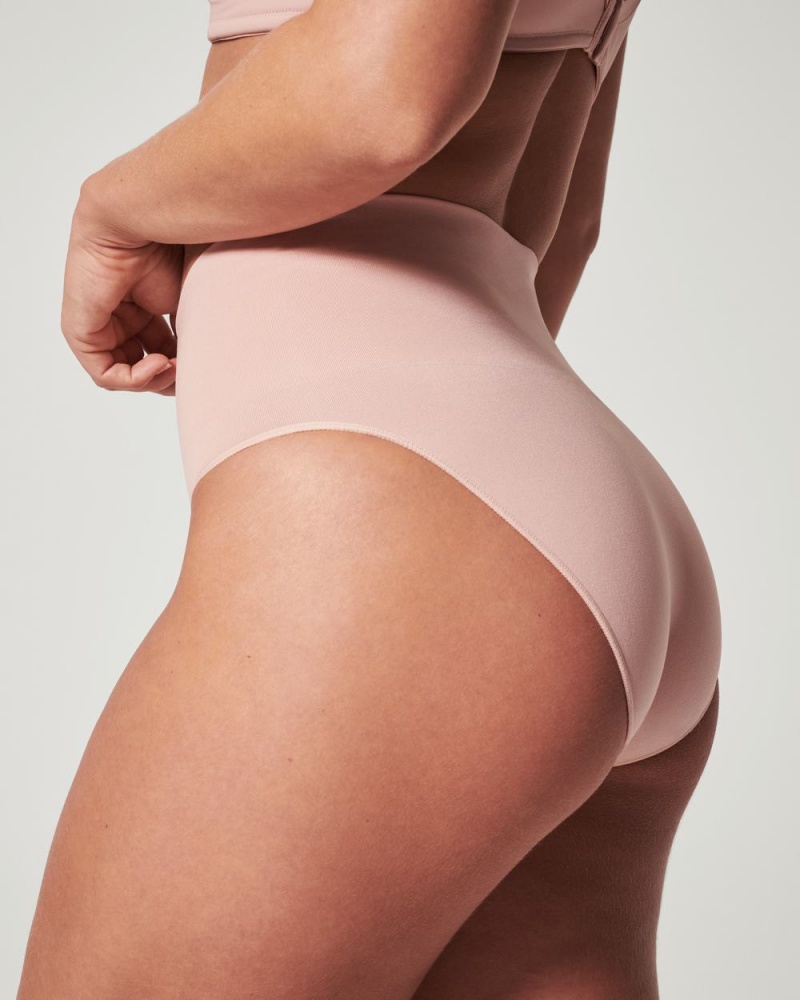 Kalhotky Spanx EcoCare Seamless Shaping Růžové | 8621970-SI