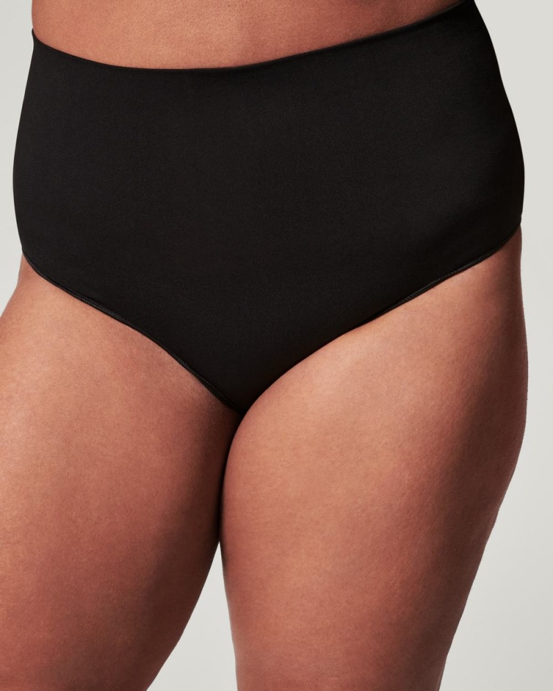Kalhotky Spanx EcoCare Seamless Shaping Černé | 4705961-AR