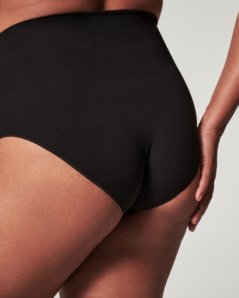 Kalhotky Spanx EcoCare Seamless Shaping Černé | 4705961-AR