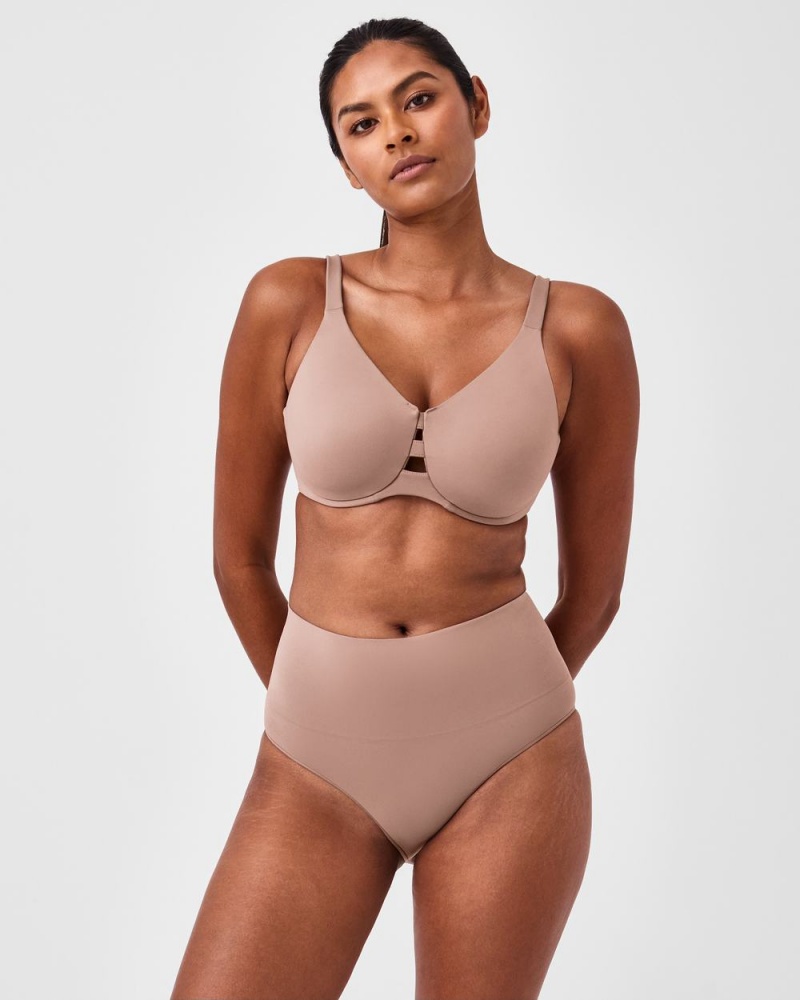 Kalhotky Spanx EcoCare Seamless Shaping Cafe Au Lait | 0321659-DU