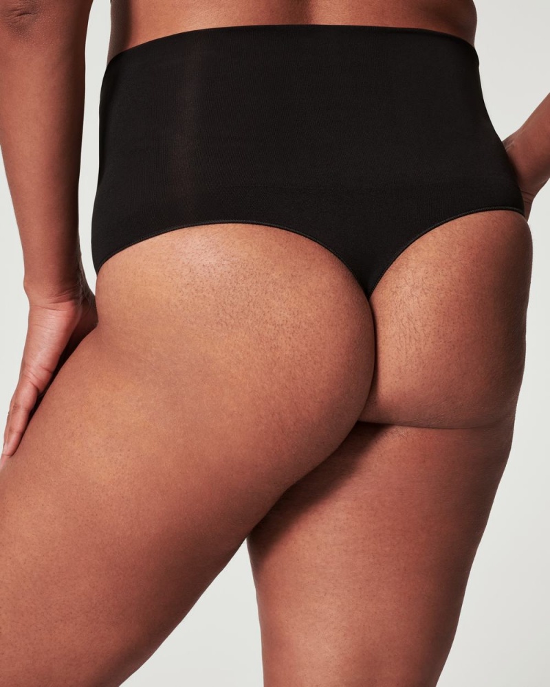Kalhotky Spanx EcoCare Seamless Shaping Černé | 0784659-EM
