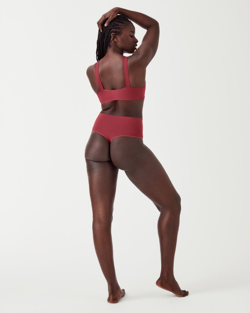 Kalhotky Spanx EcoCare Seamless Shaping Růžové | 6715403-OY